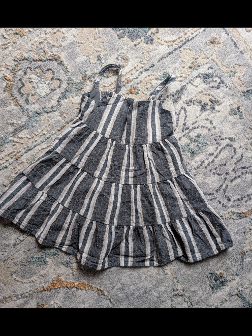 Little Bipsy Bahama Breeze Tiered Linen Dress | Pockets | Lined